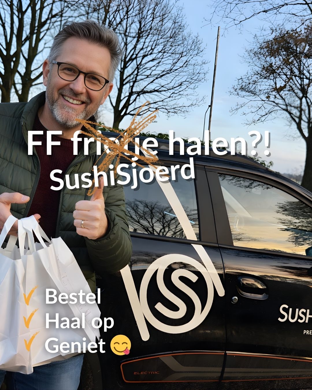 SushiSjoerd net zoals afhalen bij de snackbar