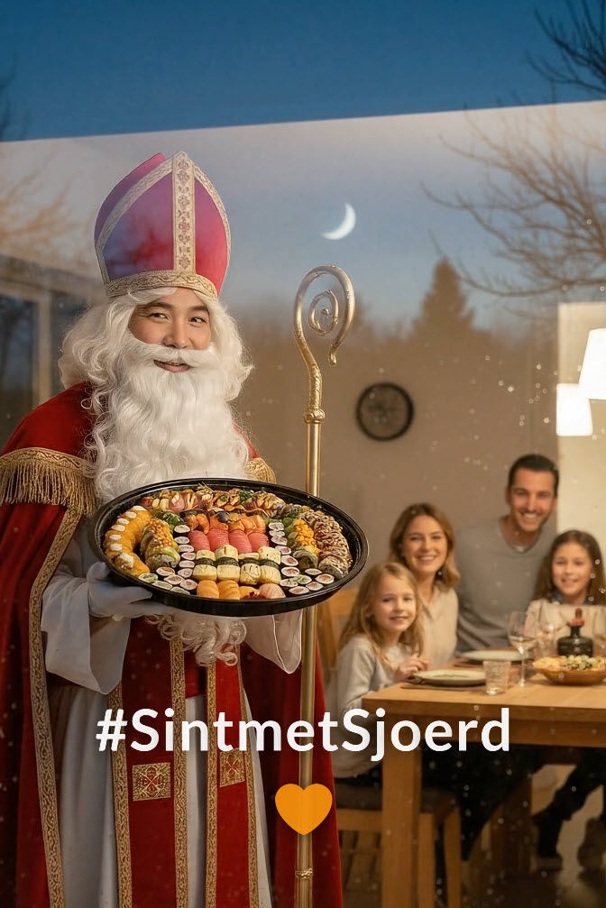 SushiSjoerd Sushi met Sinterklaas