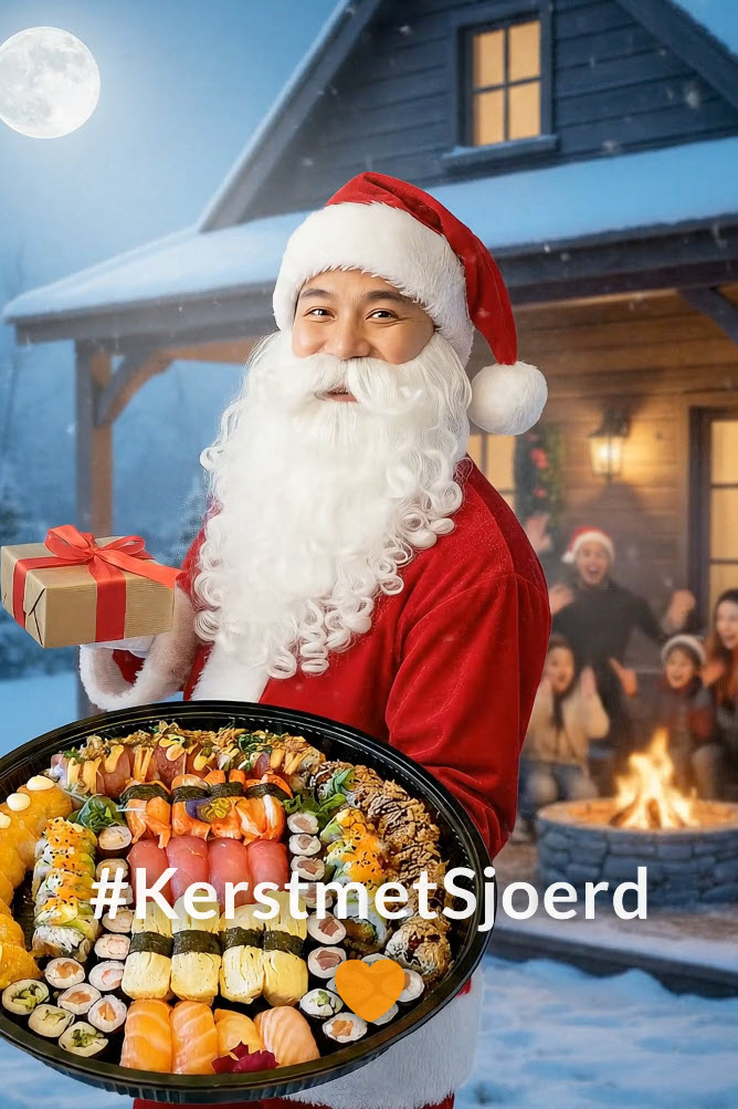 SushiSjoerd Sushi met Kerst