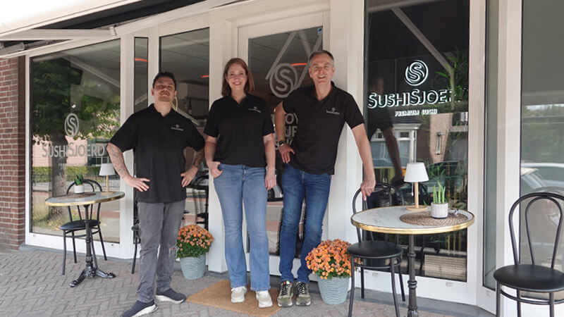 SushiSjoerd te Deurne - Lam, Anke & Marwin